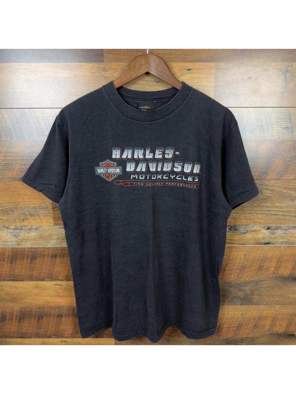 Vintage Harley-Davidson Speedway Racing Graphic T-Shirt Large Made in USA